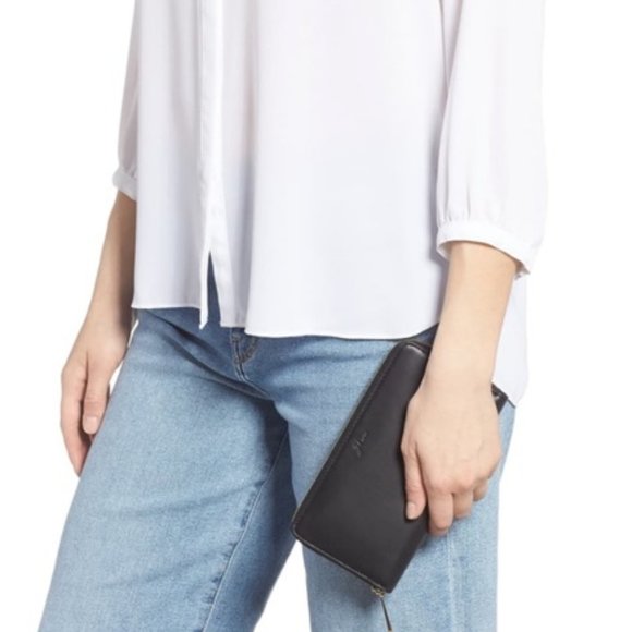 J. Crew Harper continental wallet in Italian leather - Picture 3 of 11